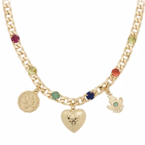 Disney D23 2022 Tiana Princess And The Frog Gold NECKLACE Color Me Courtney NEW - Picture 4 of 4